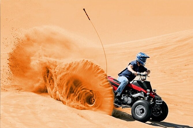 Dune Bashing,Quad Bike Or Buggy ,Camel Ride & Sandboarding Image 1